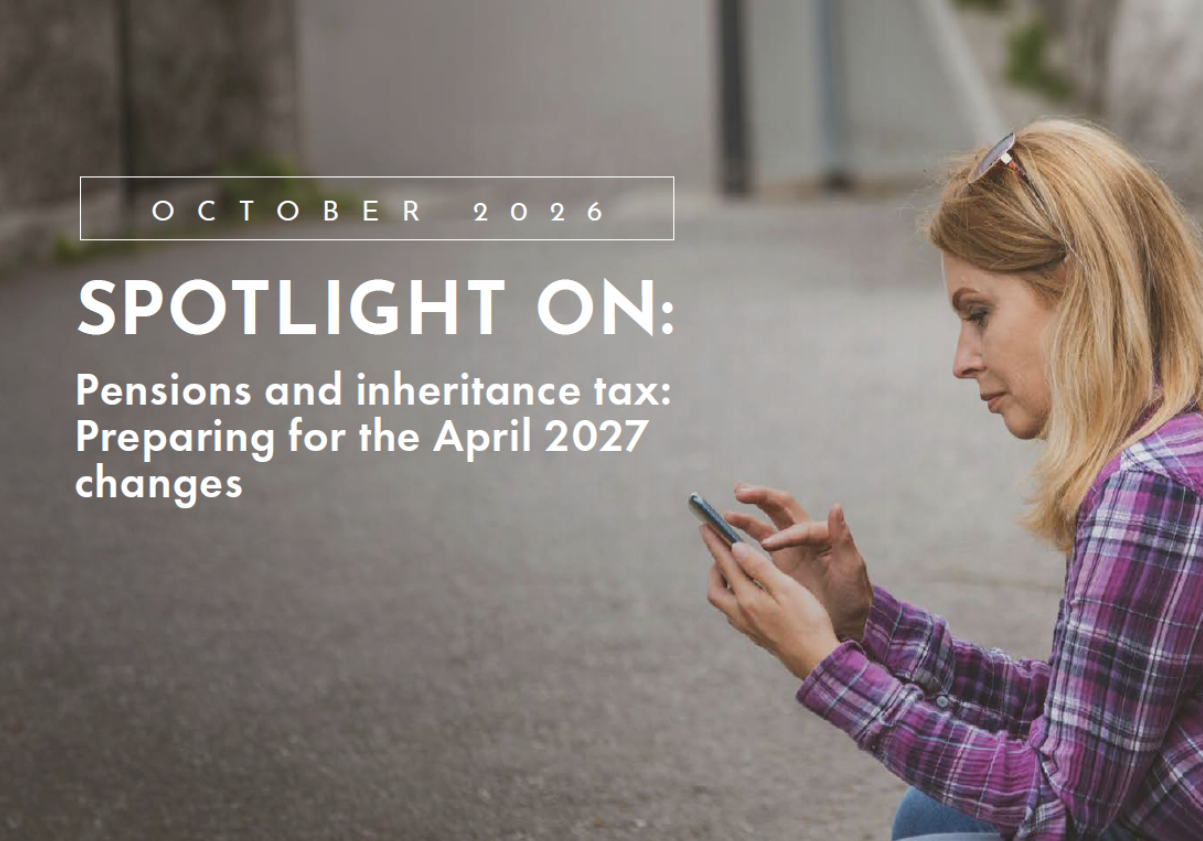 Pensions and IHT Spotlight Cover